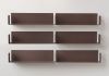 Floating shelf rust colour - 17.71 inches - Set of 2 Rust color shelves - 6