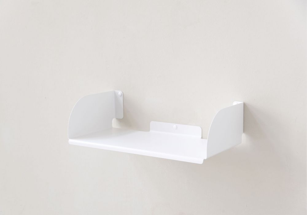 Bücherregale 45 x 25 cm  - weißer Stahl Bücherregal - 3