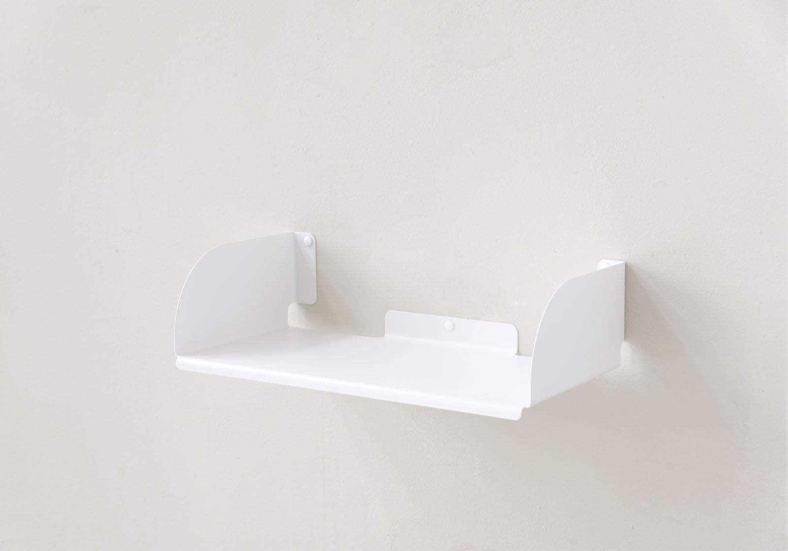 Wall bookshelf 17,71 inches long - White Steel Bookshelves - 3