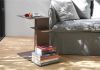 copy of Red Couch table - Large Books Side table - 5