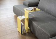 Tavolino da divano giallo - Libri grandi Tavolino da divano - 1