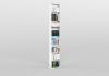Libreria alta 30 cm - metallo bianco - 8 livelli Libreria design - 1