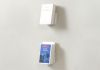 Étagère livres - Petite étagère invisible 12 x 12 cm - Blanc - Lot de 2 Petite étagère - 13