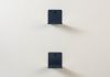 Étagère livres - Petite étagère invisible 12 x 12 cm - Gris - Lot de 2 Petite étagère - 3