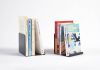 Bookend 4,72 x 4,72 inches - Grey - Set of 2 Design bookends - 1