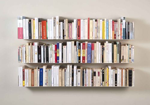 Wandplank voor Boeken 60 x 15 cm - Set van 6 Wandplanken voor Boeken - 1