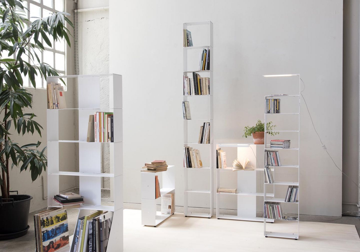 Libreria Industriale IDEALHOUSE 80 Cm: Scaffale Vintage A 6 Livelli In MDF E Metallo Per Soggiorno