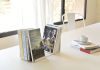 Étagère Livres - Support pour livre - 30 x 15 cm - Blanc - Lot de 2 Petite étagère - 12