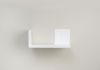Étagère Livres - Support pour livre - 30 x 15 cm - Blanc - Gauche Petite étagère - 2