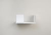Étagère Livres - Support pour livre - 30 x 15 cm - Blanc - Droite Petite étagère - 2