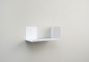 Bookholder - 30 x 15 cm - White - Right Small shelf - 4