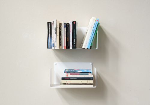 Wall Bookshelves 30 x 15 cm - Set of 2 Bookshelves - 1