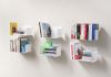 Wall Bookshelves 30 x 15 cm - Set of 6 Bookshelves - 3