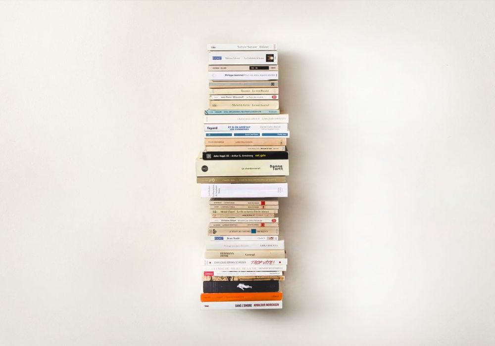 Étagère pour livres - Bibliothèque verticale 60 cm Étagère livre - 1