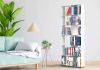 Narrow Bookcase 60 cm - 6 shelves - white Bookcases - 1