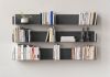 Wall Bookshelf Grey 45 x 15 cm - Set of 6 Bookshelves - 2