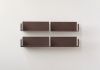 Floating shelf rust color - 17.71 inches - Set of 4 Rust color shelves - 1