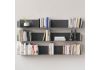 Bookcase Lineaire 60 cm Gray - 6 shelves Wall bookcase - 3