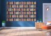 Bookcase - 60 cm - Set of 24 Design Wall Shelves - 2