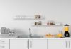 Kitchen shelves 45 cm - Set of 4 Kitchen shelves - 10