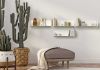 Estante de pared 60 x 15 cm - Juego de 4 Estantes de pared - 2