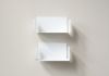 Bücherregale - 30 x 15 cm - Satz von 2 - Stahl Bücherregal - 3