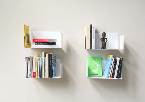 Wandplank voor Boeken 30 x 15 cm - Set van 4 Boekenplank - 1