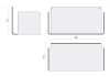 Kleines weißes Wandregal 30 x 15 cm – Unsichtbare Befestigung – Set von 2 Unsichtbares Bücherregal - 8