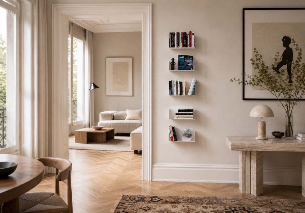 Bücherregale - 30 x 15 cm - Satz von 6 - Stahl Bücherregal - 2