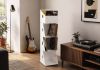 Mueble vinilo - Metal Blanco - 4 niveles Estanterías para vinilos - 2