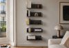 Grijze Design Wandbibliotheek Judd - Set van 5 Wandplanken Grijze Wandplanken - 2