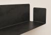 Bücherregale 60 x 15 cm - Industrie-Schwarz - Satz von 2 - Stahl Bunte Wandregale - 10