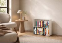 Estanterias librerias 60 cm - metal blanco - 2 niveles Librerías - 1