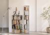 Libreria alta 30 cm - metallo bianco - 6 livelli Libreria design - 4