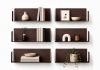 Roestkleurig Wandplank voor boeken - 45 x 15 cm  Set van 6 Boekenplank - 1