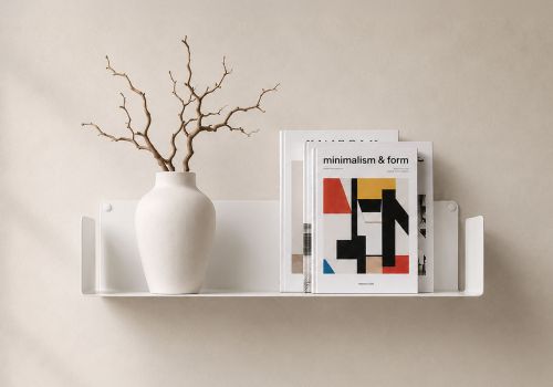 White wall shelf – 60 x 15 cm
