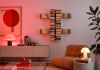 Asymmetrical bookshelf "T" LEFT Wall bookcase - 6