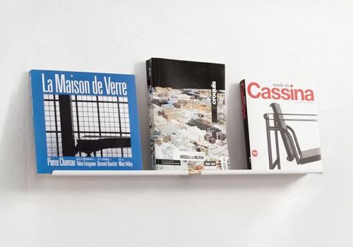 Mensole per cornici e quadri - 45 x 10 cm - Set di 2 Mensole per libri - 3