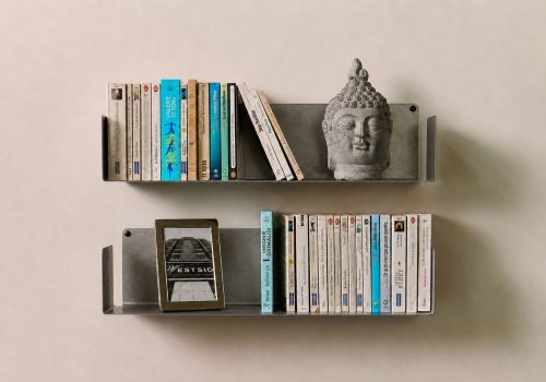 Wall Bookshelf 60 × 15 cm -...
