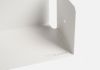 Asymmetrical bookshelf "T" LEFT Detail 1 White