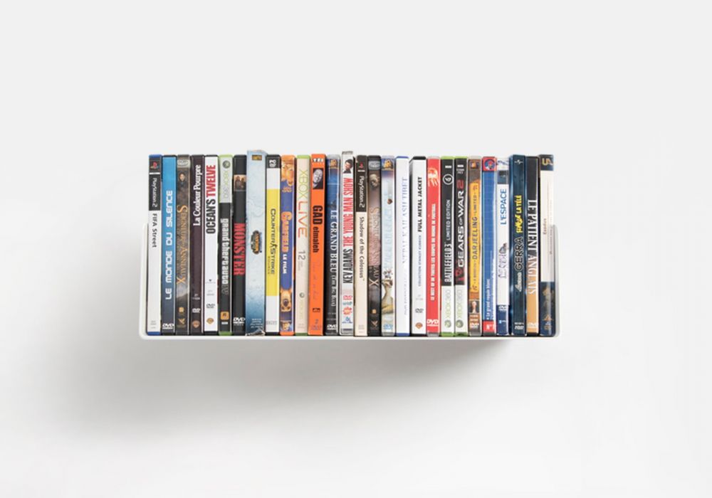Etagère range DVD USDVD - 45 cm