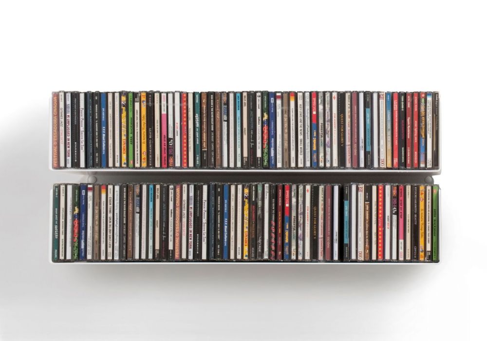 Étagère range CD UCD - Lot de 2 Étagère range CD UCD - Lot de 2
