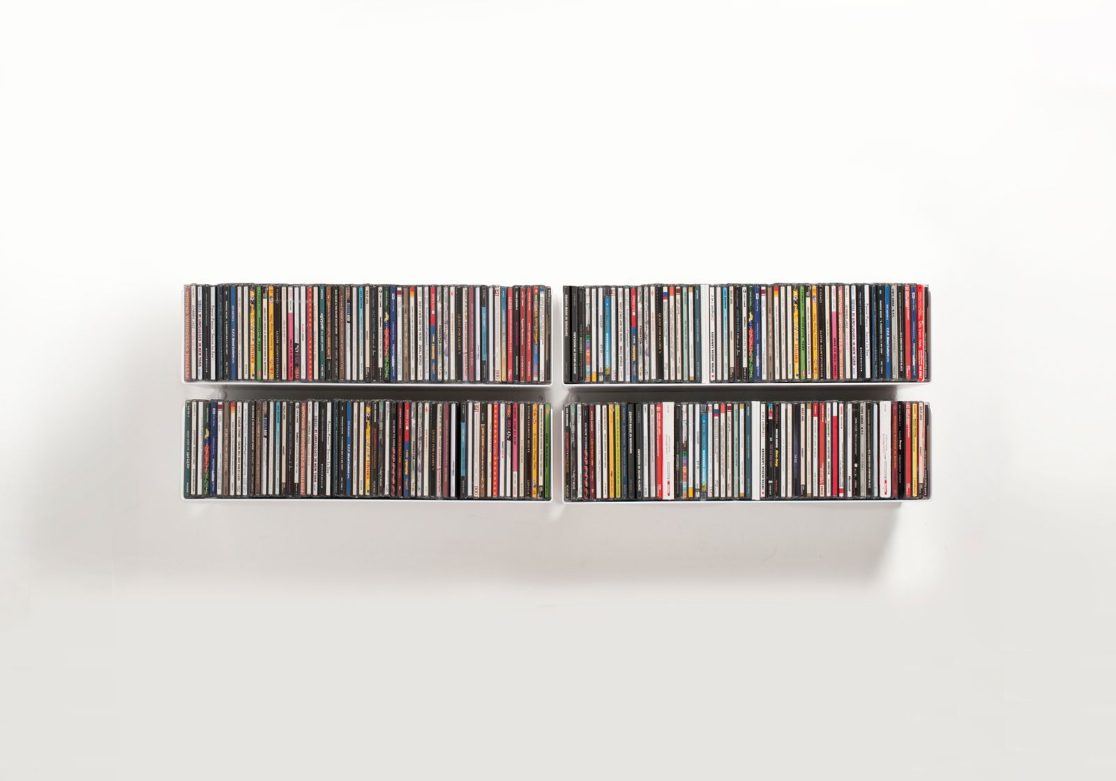 Set of 4 USCD - CD shelves