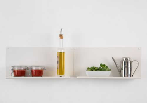 Set of 2 Kitchen wall shelves "LE"  vertical
