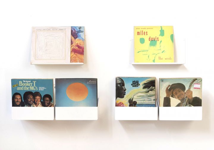 Buy Vinyl Storage Wall Shelf Set of 4 White