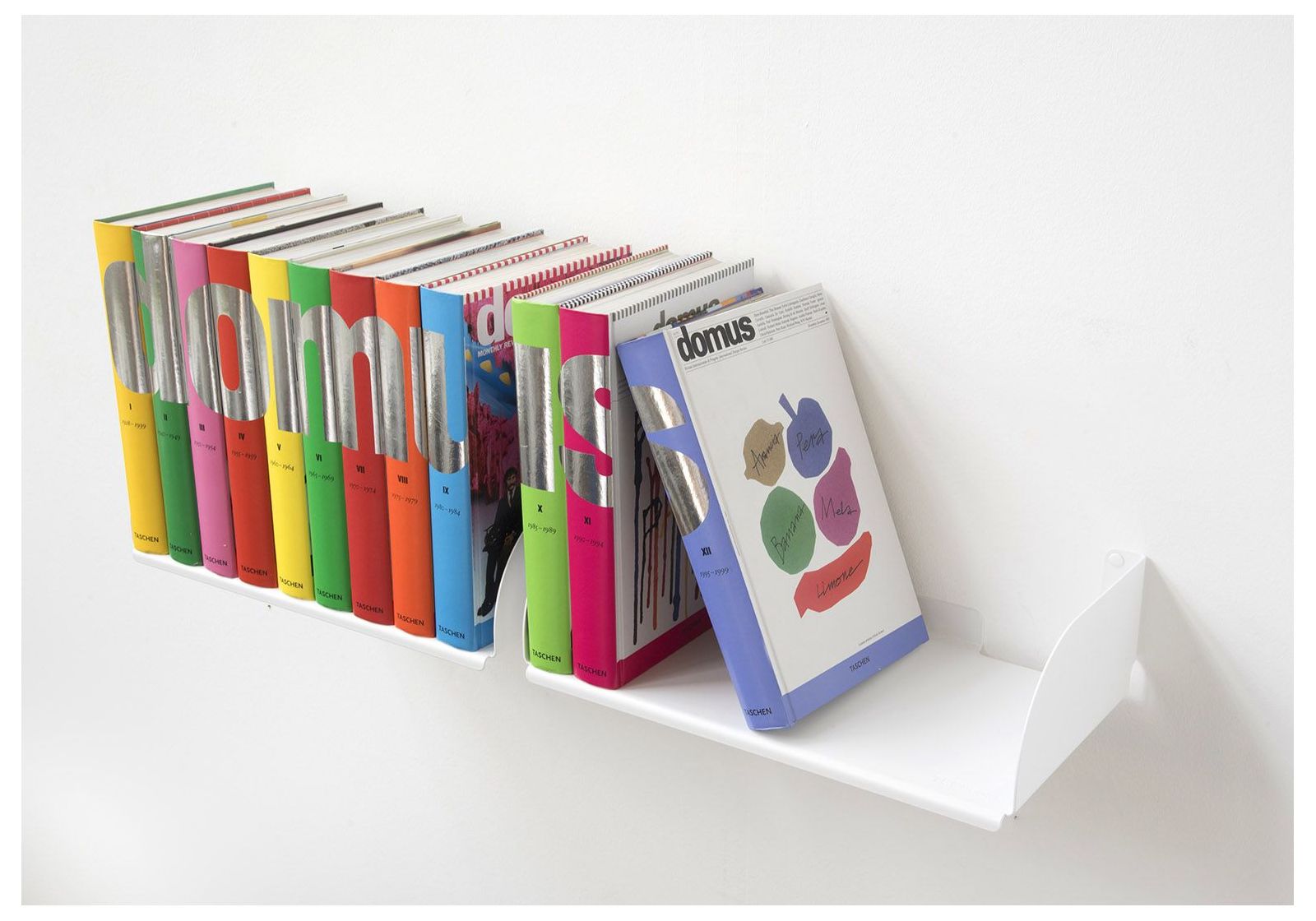 Mensole per libri "UBD" - Set di 2 - 45 cm - Acciaio