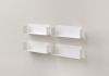 Mensola porta CD - USCD - Set di 4 - 45 cm - Acciaio