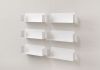 Mensole per libri "US" - Set di 6 - 45 cm - Acciaio