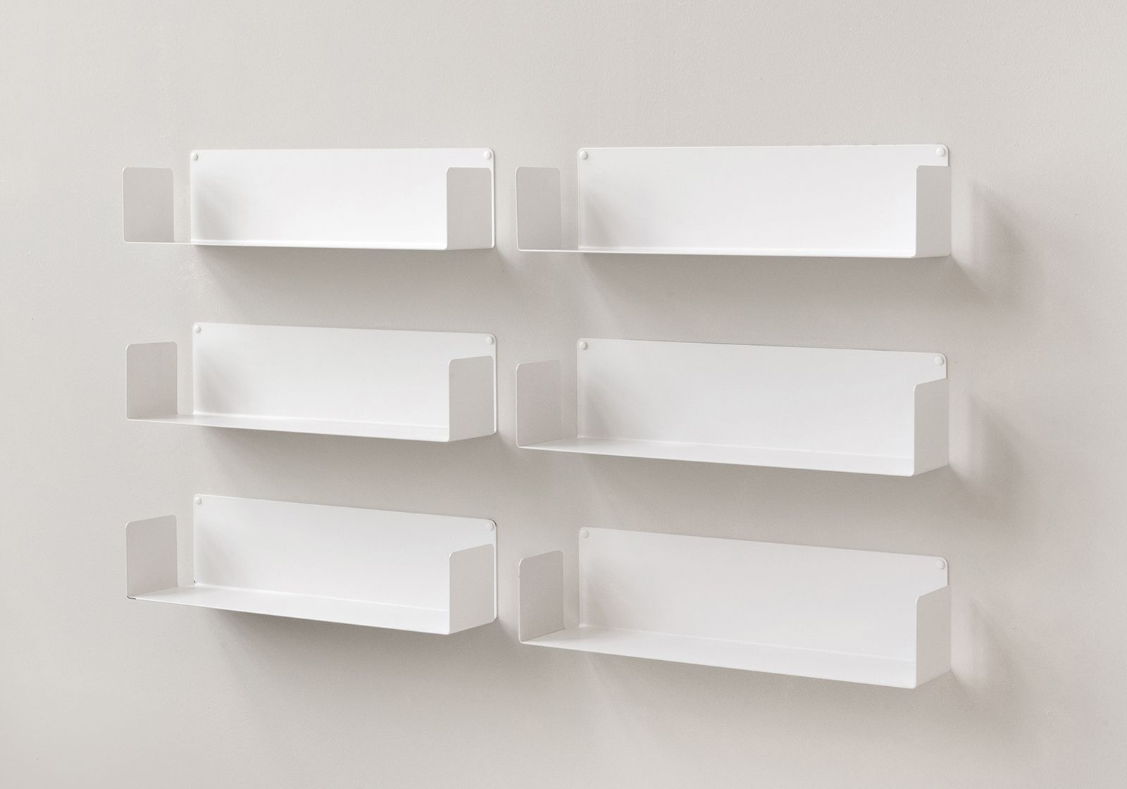 Floating shelves  "U" - 60 cm - Set of 6