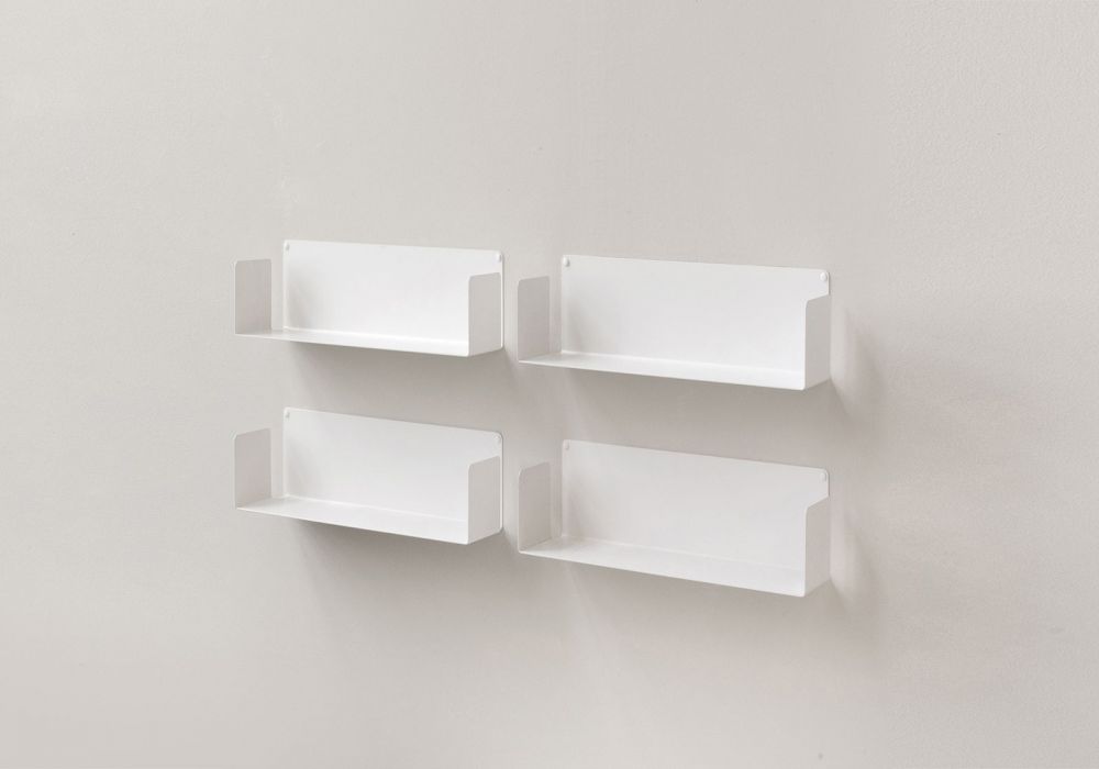Modulares Regalsystem "US" - 45 cm - Satz von 4 - Stahl Modulares Regalsystem "US" - 45 cm - Satz von 4 - Stahl